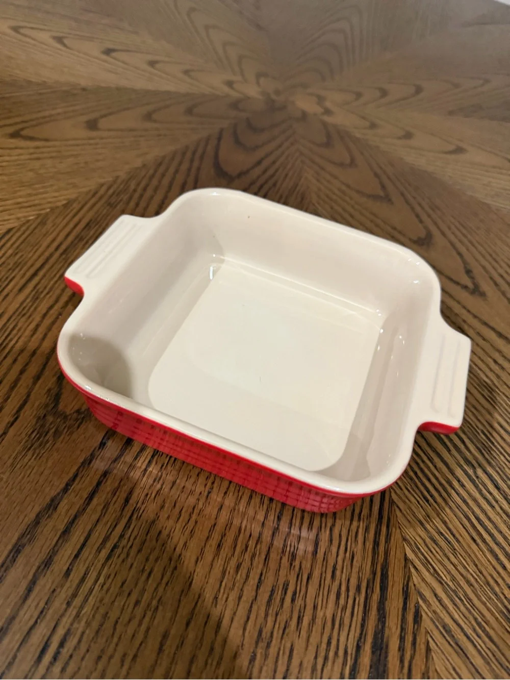 Le Creuset Small Red Ceramic Baker Dish
